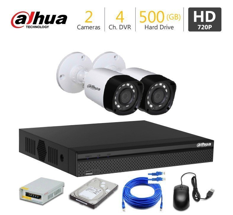2 HD CCTV Cameras Package